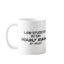 Law Student Deadly Ninja mugs