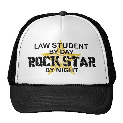 Law Student Rock Star Mesh Hat