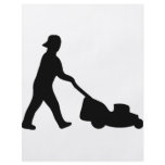 lawn mower icon flyers