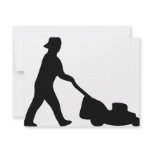 lawn mower icon invitations