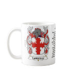 Lawrence Family Coat of Arms Mug