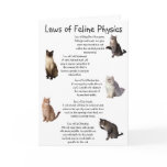 "Laws of Feline Physics" cards