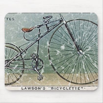 Lawson's Bicyclette-1879 - distressed Mousepads
