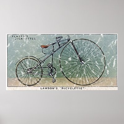 Lawson's Bicyclette-1879 - distressed by vintageurban