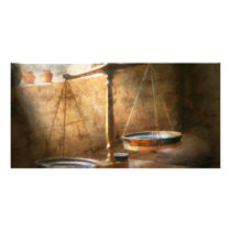Lawyer - Scale - Balanced law Photo Greeting Card