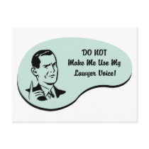 Lawyer Voice Post Card