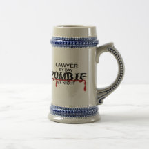 Lawyer Zombie Mugs