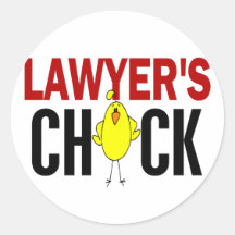 Lawyer's Chick Sticker