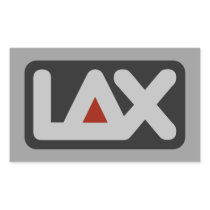 LAX Logo Rectangular Stickers