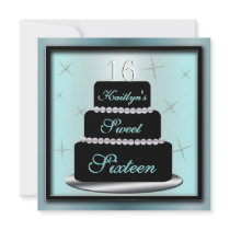 Layered Cake Birthday Party Invite