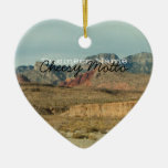 Layers of Red Rock; Promotional Christmas Tree Ornament