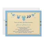 Layette Clothing Line Baby Shower Invitation