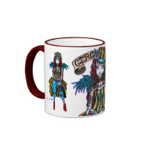 "Layla" Steampunk Circus Tattoo Sideshow Mug
