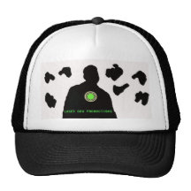 Lazer Cow Trucker Hat