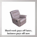 Laziness poster posters