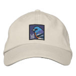 Lazuli Bunting (non-distressed) Embroidered Hat