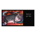 Lazy cat photo cards