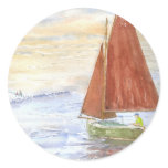 'Lazy-Day Sail' Sticker