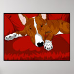 Lazy English Bull Terrier posters