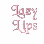 Lazy Lips embroidered shirts