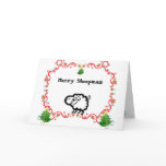 Lazy Sheep Greetings Card
