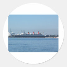 LB Queen Mary Round Sticker