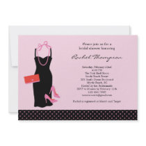 LBD Bridal Shower Invitation