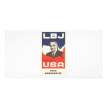 LBJ PHOTO GREETING CARD