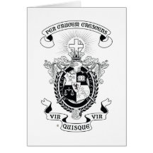 LCA Coat of Arms B+W Cards