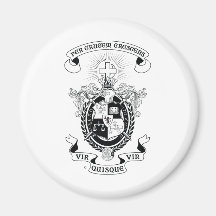 LCA Coat of Arms B+W Fridge Magnets