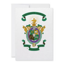 LCA Coat of Arms Colour Custom Invitations