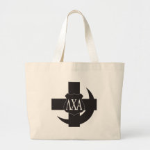 LCA Friendship Pin B+W Tote Bags