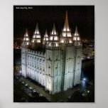 LDS Temple, Salt Lake City, Utah posters