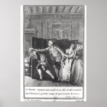 Le Baron chassa Candide du Chateau Poster