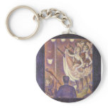 Le Chahut, The Can-Can by George Pierre Seurat keychains