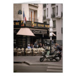 Le Chat Noir Cafe Card