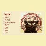 Le Chat Noir, Vente Hôtel Drouot business cards
