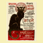 Le Chat Noir, Vente Hôtel Drouot postcards