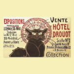 Le Chat Noir, Vente Hôtel Drouot stickers
