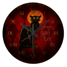Le Chat Noir Wall Clock