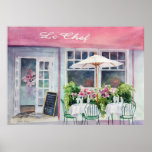 Le Chef Cafe Posters