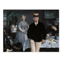 Le Déjeuner dans l'atelier by Edouard Manet Post Cards