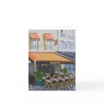 Le Grand Cafe: Fontainebleau, France Greeting Cards