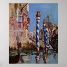 Le Grand Canal à Venise - Edouard Manet Poster