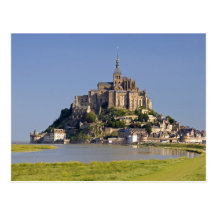 Le Mont Saint Michel in the region of Post Cards