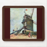 Le Moulin De La Galette By Vincent Van Gogh Mouse Pads