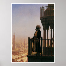 Le Muezzin, The Call to Prayer, 1865 Print