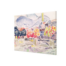 Le Paillon, Nice, 1921 Gallery Wrapped Canvas