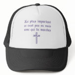 Le plus important Jésus mauve fond blanc hats