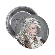 Le Portrait Du Vampire Gothic Button